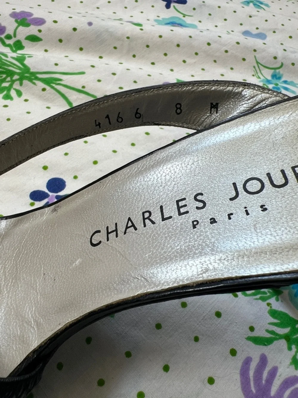 Charles Jourdan Strappy Heels Vintage (?) - 8 Black